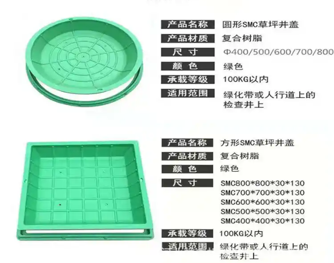 乌马河树脂复合种植井盖展示